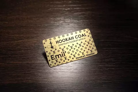 Бейдж из металла