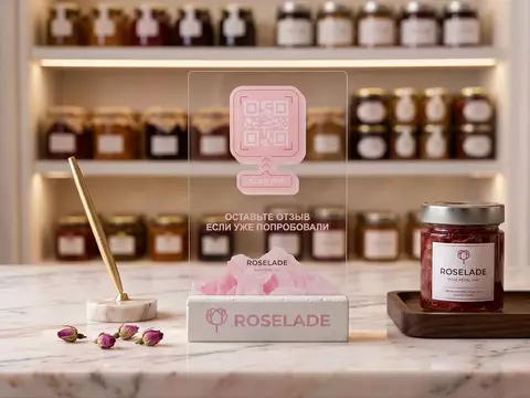 Тейбл-тент Roselade — розовый акрил